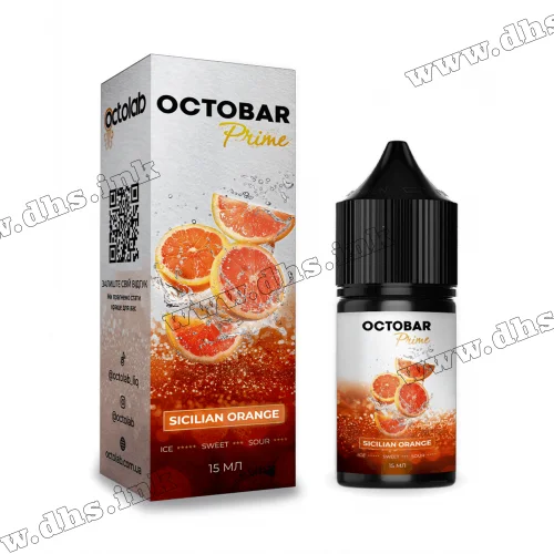 Набір для самозамісу Octobar Prime Salt 30 мл (50 мг) - Sicilian Orange (Сицилійський Апельсин)